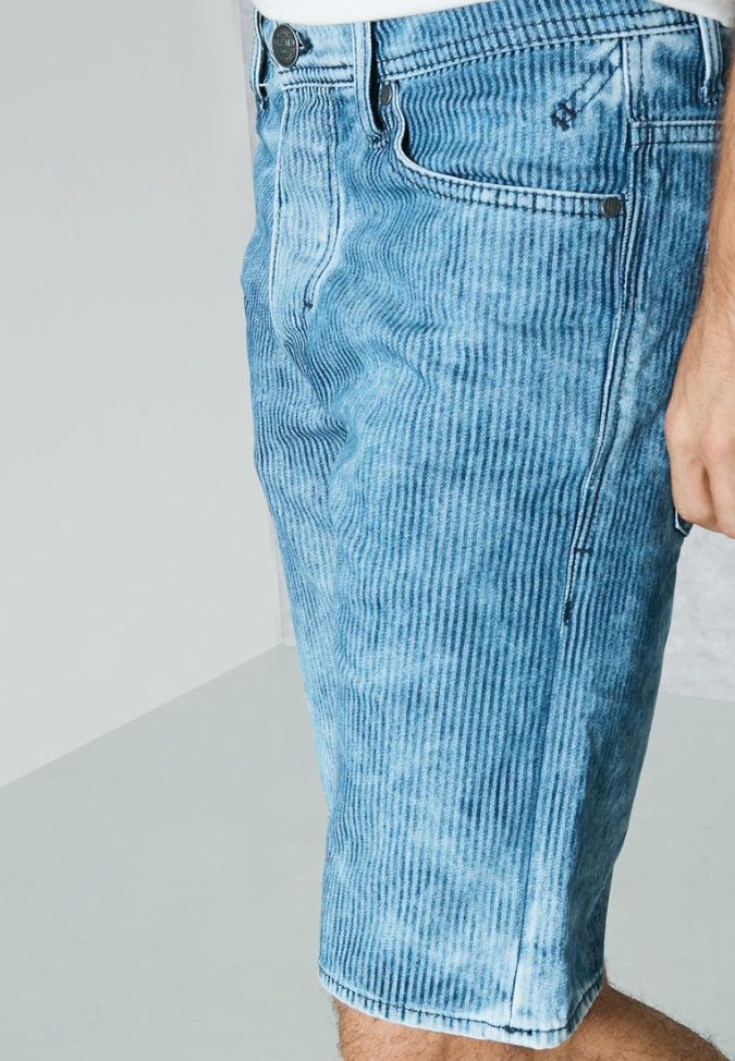 BLEND BERMUDA JEANS - JEANS RIGHE- 20703369-76203