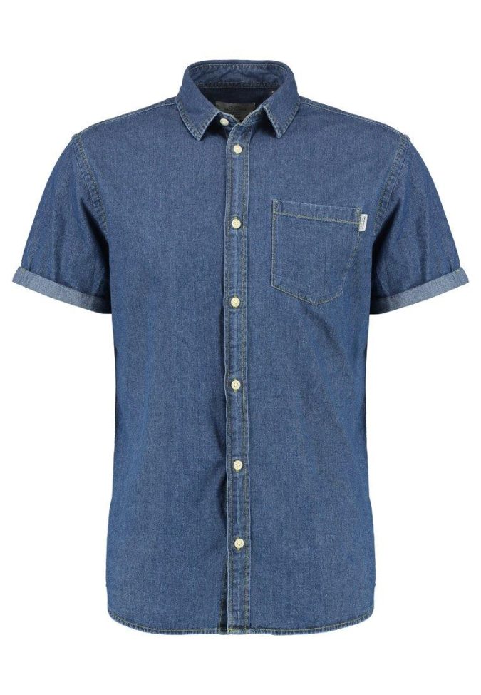 JACK & JONES - CAMICIA JORMALONE - JEANS - 12132160-JNS