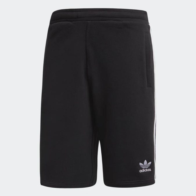ADIDAS SHORT 3 STRISCE - NERO - DH5798