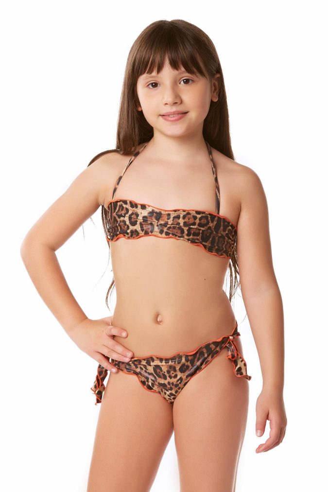 4GIVENESS BIKINI FASCIA  LEOPARD  GIRL - LEOPARDATO - FGG00138-200