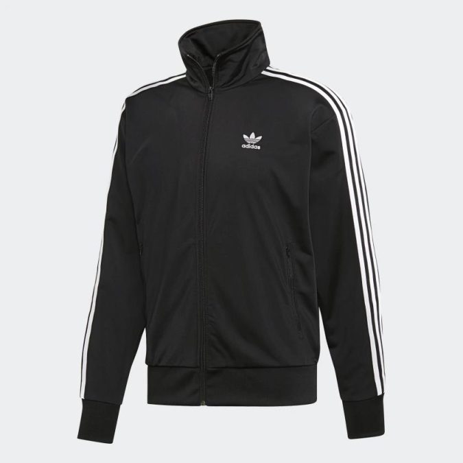 ADIDAS TRACK JACKET FIREBIRD - NERO/BIANCO - DV1530
