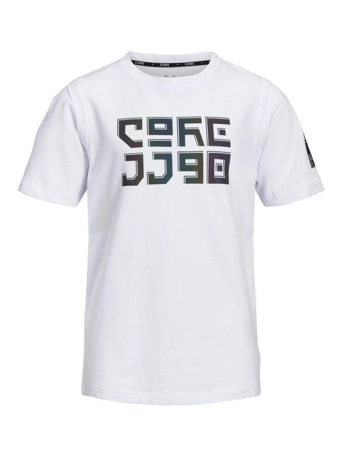JACK & JONES T-SHIRT JCOJAGGER - BIANCO- 12159255-BCO