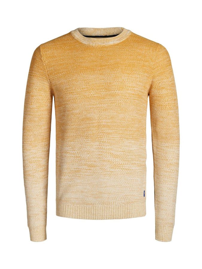 JACK & JONES -  MAGLIONE JORFAME - GIALLO MLG -  12159056-GLLO