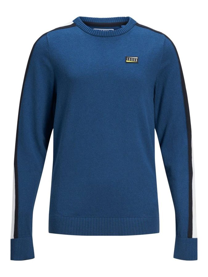 JACK & JONES JCOBADGE - AZZURRO - 12168255-AZZ