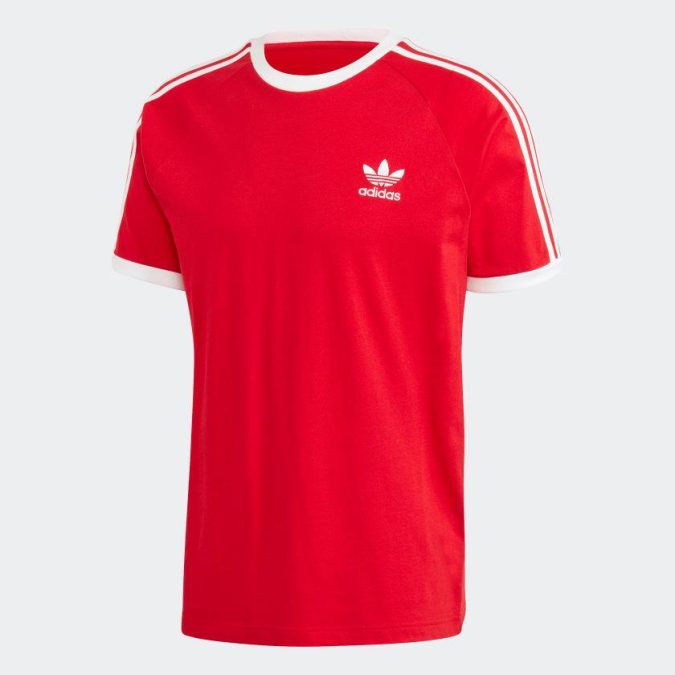 ADIDAS 3-STRIPES TEE - ROSSO -GD9934
