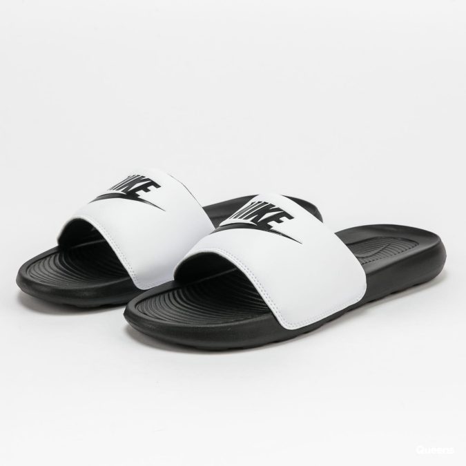 NIKE CIABATTA VICTORI ONE SLIDE - BIANCO/NERO - CN9675-005