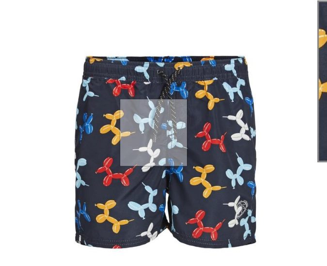 JACK&JONES SWIMSHORTS JPSTCRETEI- BLU FTS - 12206248-BLU