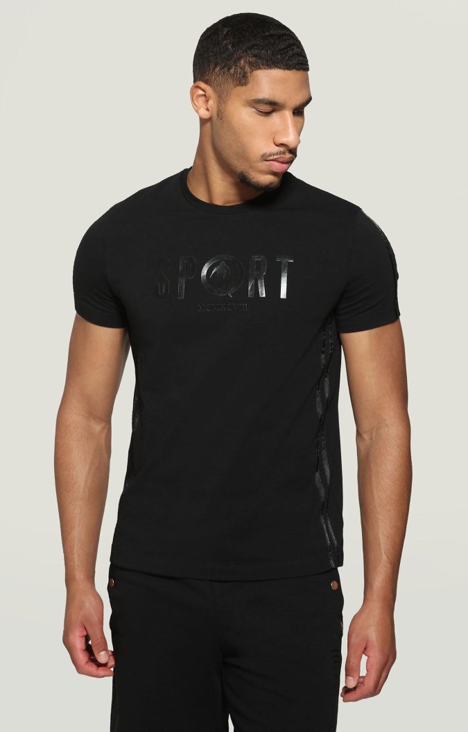 BIKKEMBERGS T-SHIRT LOGO - NERO - C413101E2359-C74
