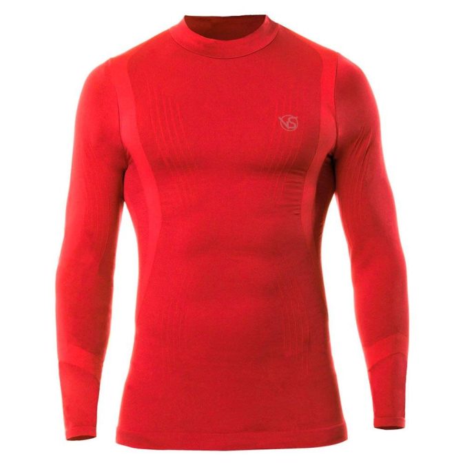 VIVASPORT MAGLIA TERMICA M/L JUNIOR- ROSSO - 201137-RSS