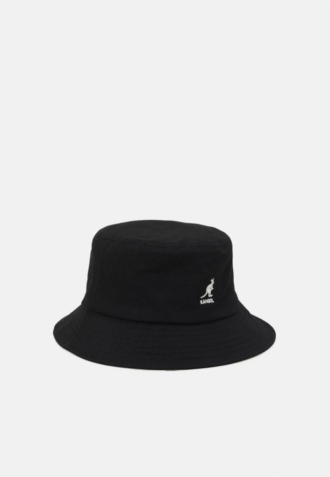KANGOL BUCKET WASHED - NERO - K4224HT-BK001