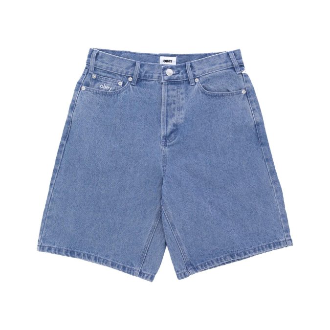 OBEY SHORT BIGWIG BAGGY - DENIM - 172100076