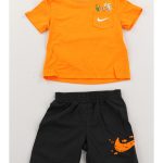 NIKE NSW CORAL JERSEY SET - ARANCIONE/NERO - 86K959-P6G