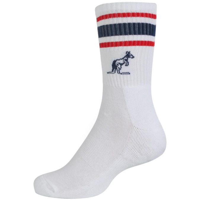 AUSTRALIAN CALZA RIGHE -  BIANCO - I9029117-V.A025