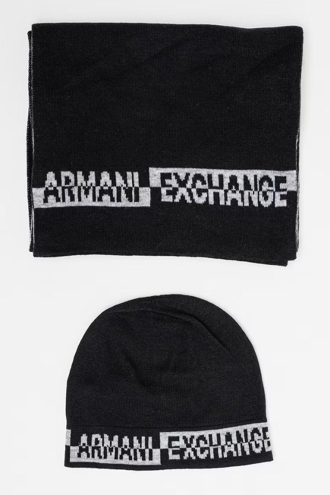 A/X CAPPELLO+SCIARPA - NERO - 954651CC313-00020