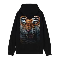 PROPAGANDA FELPA TIGER - NERO- 23FWPRFE319-01 - XS, NERO