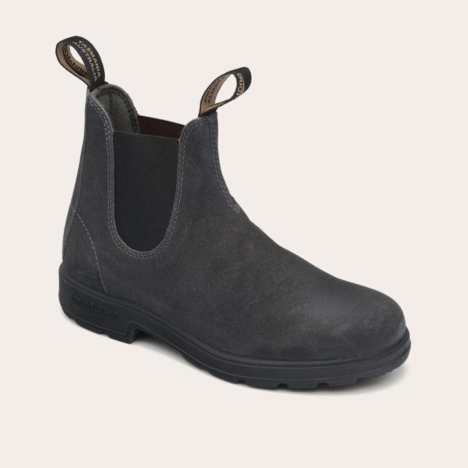 BLUNDSTONE 1910 CAMOSCIO- GRIGIO ACCIAIO- 1910