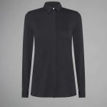 RRD CAMICIA OXFORD PLAIN WOM - NERO - WES561-10