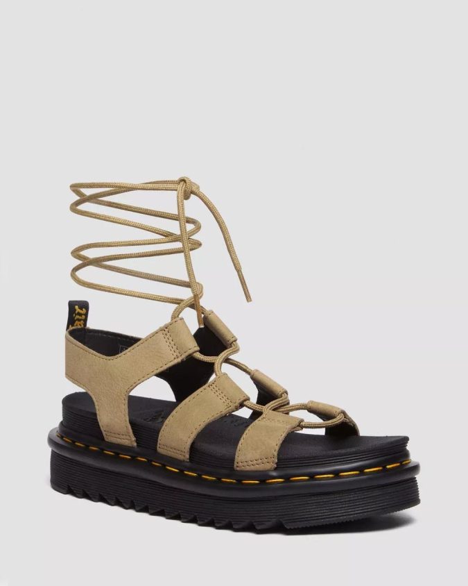 DR.MARTENS  SANDALO NARTILLA - TAUPE - 31738439