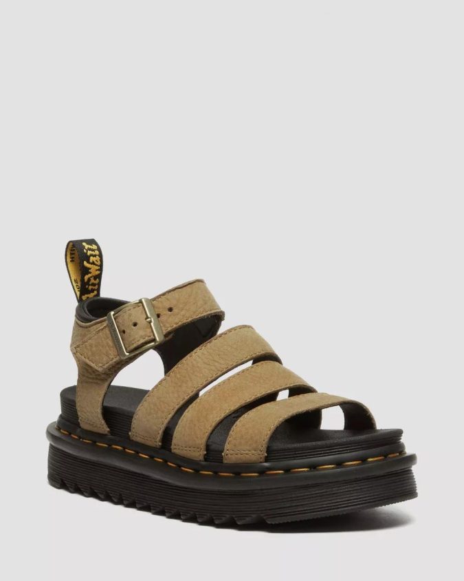 DR.MARTENS  SANDALO BLAIRE HYDRO  - TAUPE - 31735439
