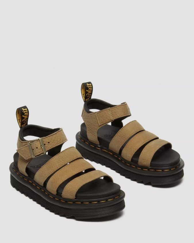 DR.MARTENS  SANDALO BLAIRE HYDRO  - TAUPE - 31735439 - immagine 2