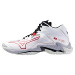 MIZUNO WAVE LIGHTNING 8 Z  MID - BIANCO/ROSSO - V1GA240596