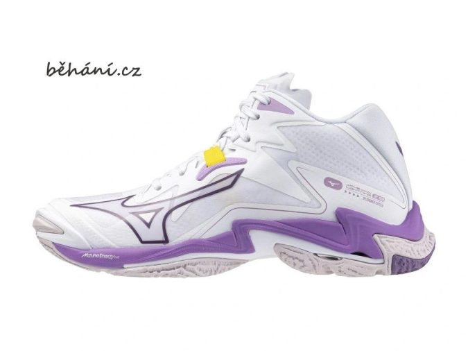 MIZUNO WAVE LIGHTNING 8 Z  MID  WOS - BIANCO/LILLA - V1GC240510