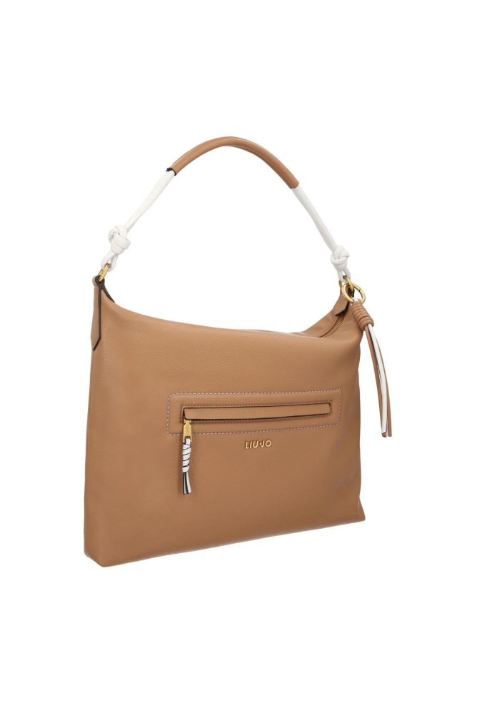 LIU JO BORSA A MANO HOBO  - CUOIO/BIANCO - AA4307E0086-X0534 - immagine 3