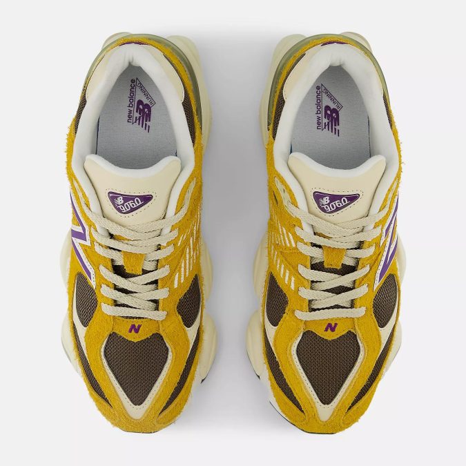 NEW BALANCE 9060 - MARRONE/SENAPE  - U9060SRB - immagine 2