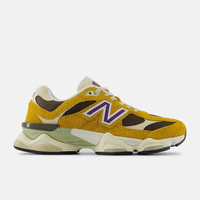 NEW BALANCE 9060 - MARRONE/SENAPE  - U9060SRB - immagine 3
