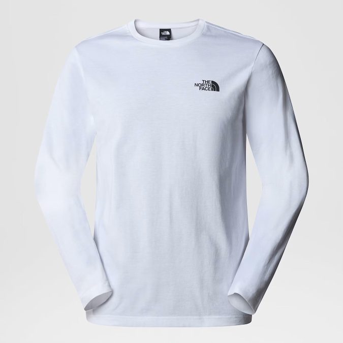TNF T-SHIRT S/S SIMPLE DOME M/L  - BIANCO -  NF0A87QNFN4