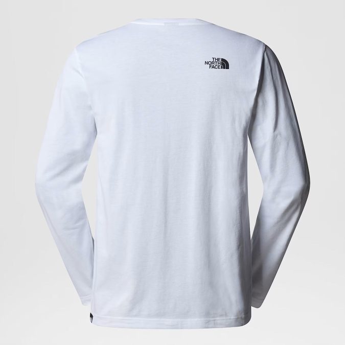 TNF T-SHIRT S/S SIMPLE DOME M/L  - BIANCO -  NF0A87QNFN4 - immagine 2