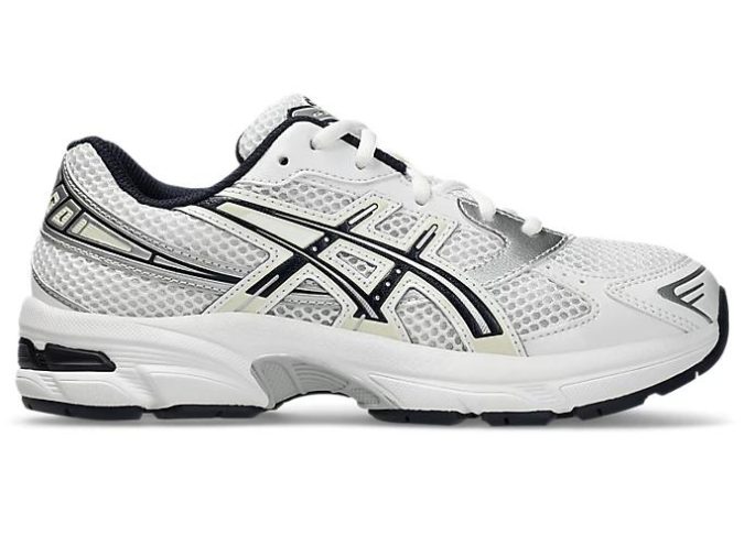 ASICS GEL 1130 GS - BIANCO/ARGENTO/BLU - 1204A163-101