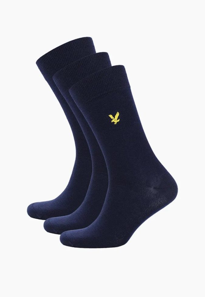 LYLE & SCOTT CALZE ANGUS - BLU - SK-500-BLU