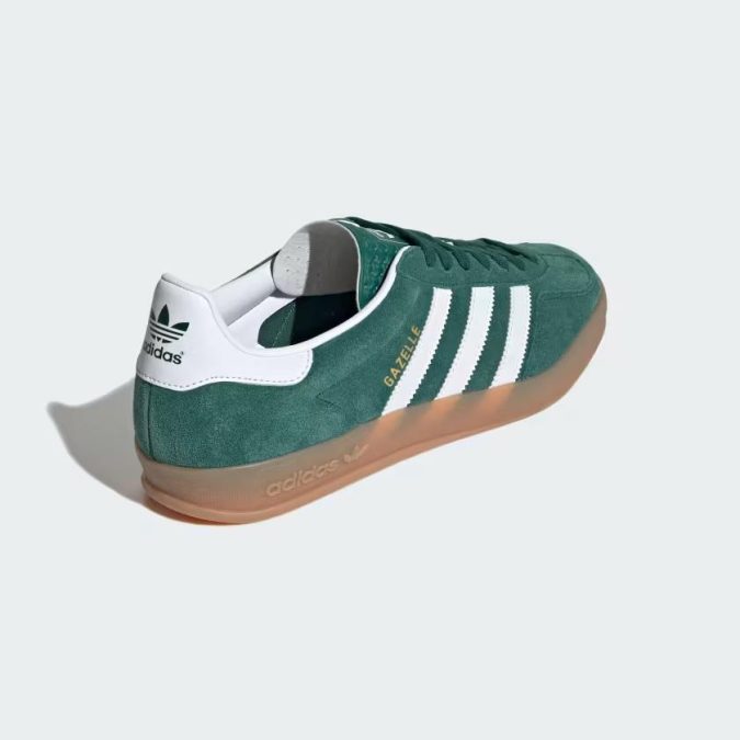 ADIDAS GAZELLE INDOOR- VERDE/BIANCO - JI2062 - immagine 2