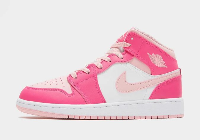 NIKE AIR JORDAN 1  MID GS - ROSA/FUXIA - FD8780-116