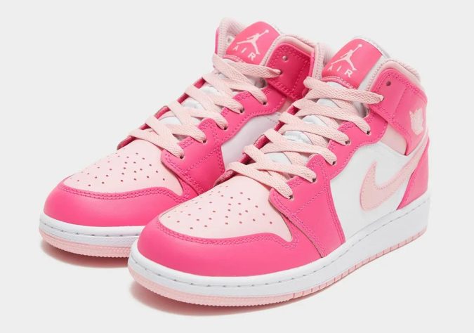 NIKE AIR JORDAN 1  MID GS - ROSA/FUXIA - FD8780-116 - immagine 2