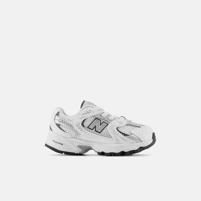NEW BALANCE 530 - BIANCO/ARGENTO/NERO - IZ530SB1