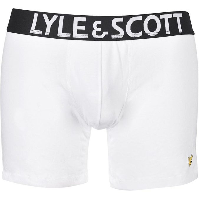 LYLE & SCOTT BOXER DANIEL - NERO/GRIGIO/BIANCO - UWF009-373 - immagine 4