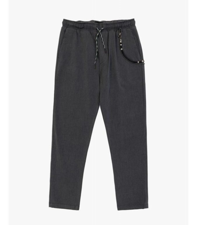 GIANNI LUPO PANTALONE COULISSE - GRIGIO - GL5107BD-GRG
