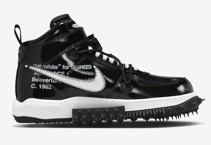 NIKE AIR FORCE 1 MID SPL LTHR - NERO/BIANCO - DR0500-001