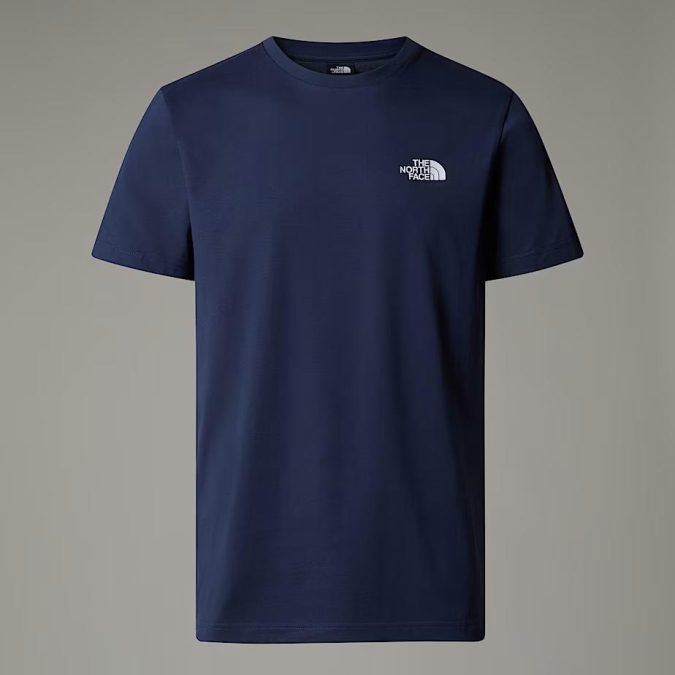 TNF T-SHIRT S/S SIMPLE DOME TEE - BLU NAVY  - NF0A87NG8K21 - immagine 3