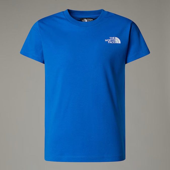 TNF T-SHIRT S/S  BOX TEE - BLU -  NF0A89VT59J1