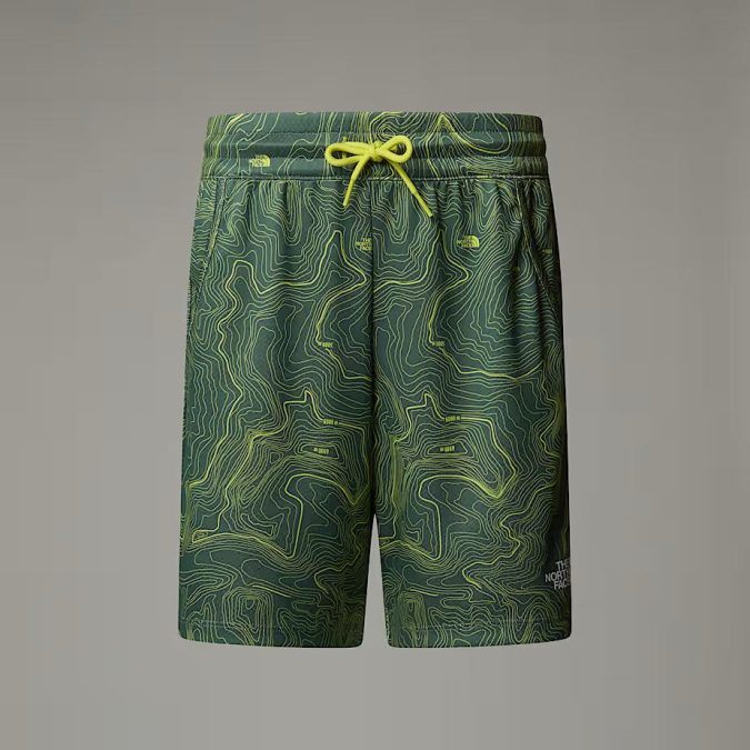 TNF DRW NEVER STOP SHORT - VERDE/FANTASIA - NF0A86U464T1