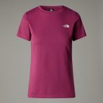 TNF T-SHIRT S/S SIMPLE DOME SLIM - MAGENTA- NF0A87NH6EO1