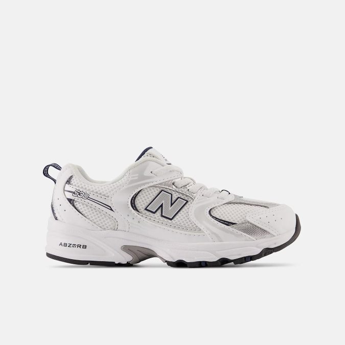 NEW BALANCE 530 - BIANCO/ARGENTO - PZ530SB1