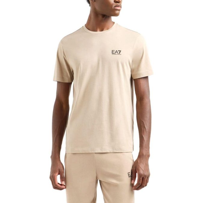 EA7  T-SHIRT - BEIGE - 8NPT16PJRGZ-U6155