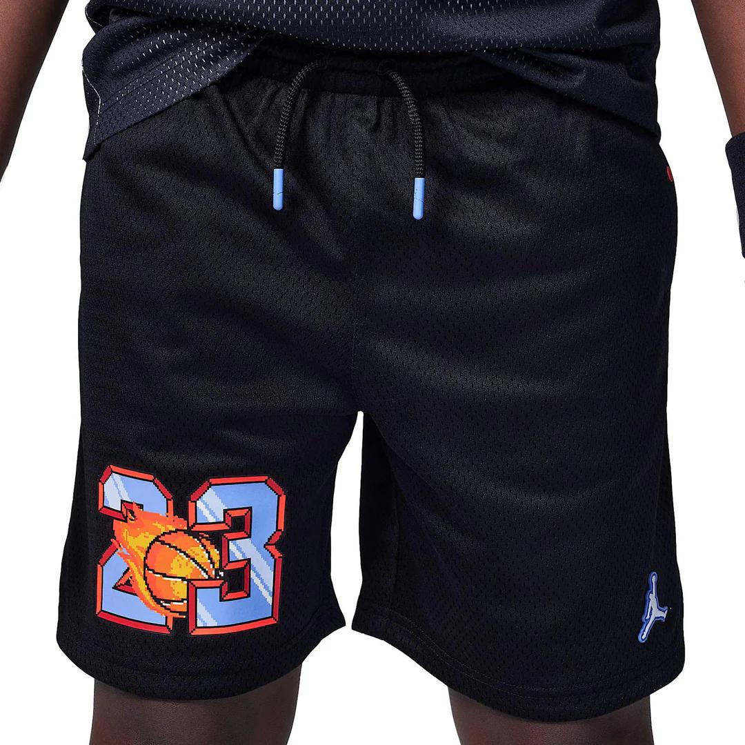 NIKE SHORT JORDAN AIR FLAME - NERO/MULTICOLOR - 95D944-023