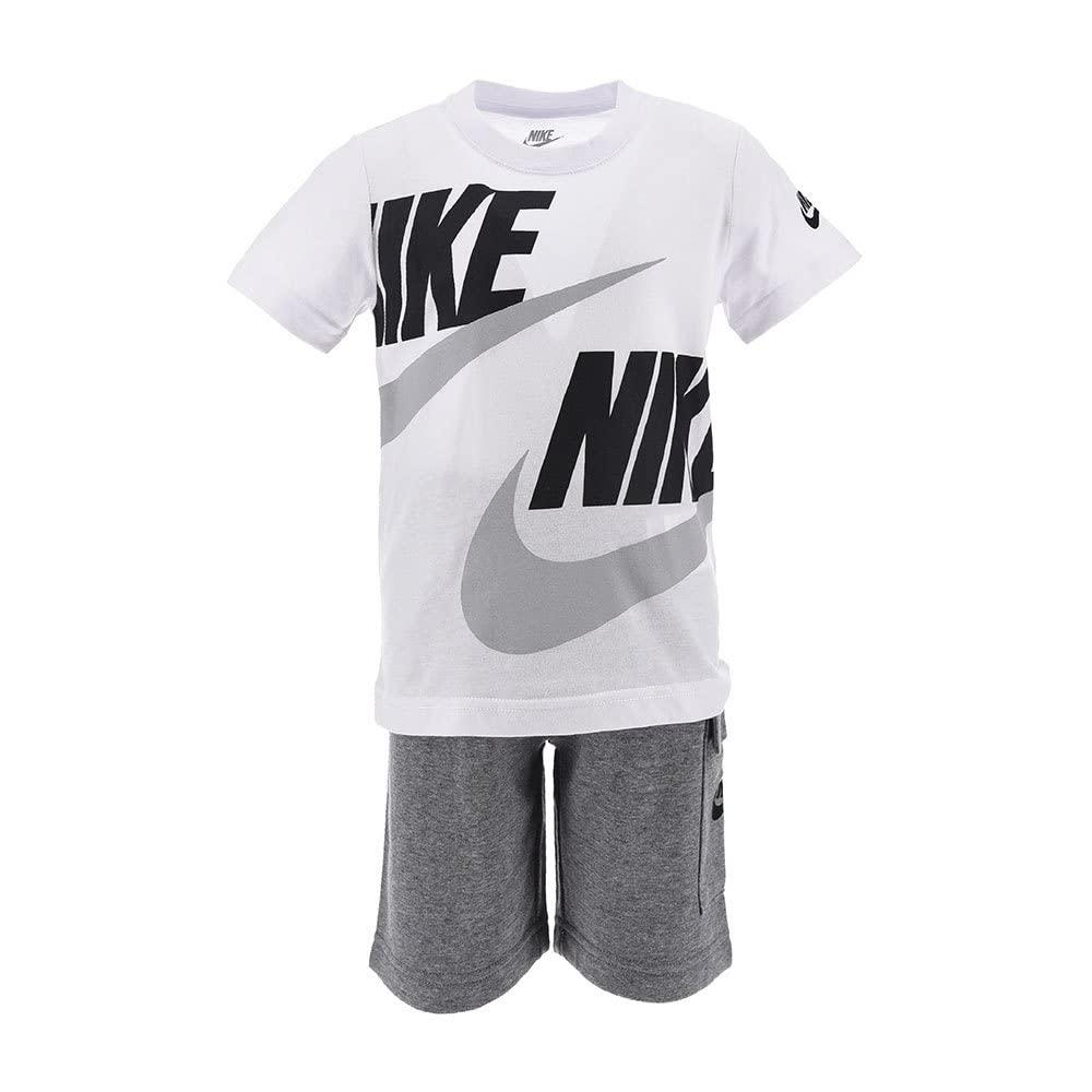 NIKE NSW HBR CARGO SHORT - BIANCO/GRIGIO - 66J213-GEH
