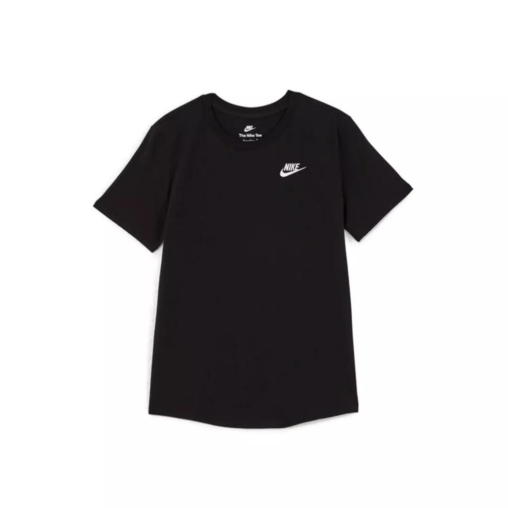 NIKE T/SHIRT NSW TEE CLUB W - NERO/BIANCO - DX7902-010