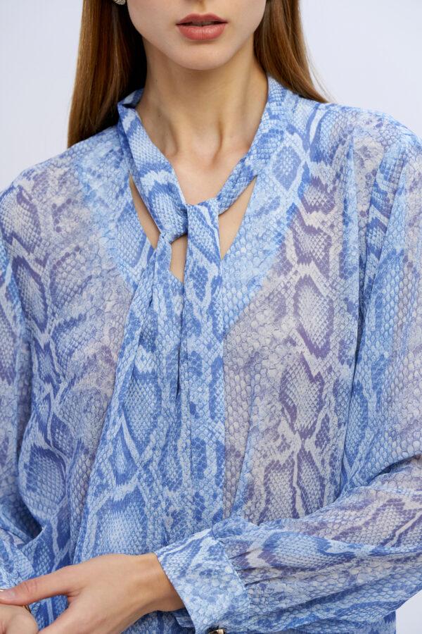NOSECRETS CAMICIA - PITONE/AZZURRO - 251NS179-AZZ